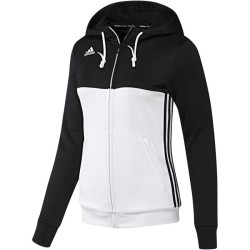 Chaqueta  mujer con capucha t16 w color black/white