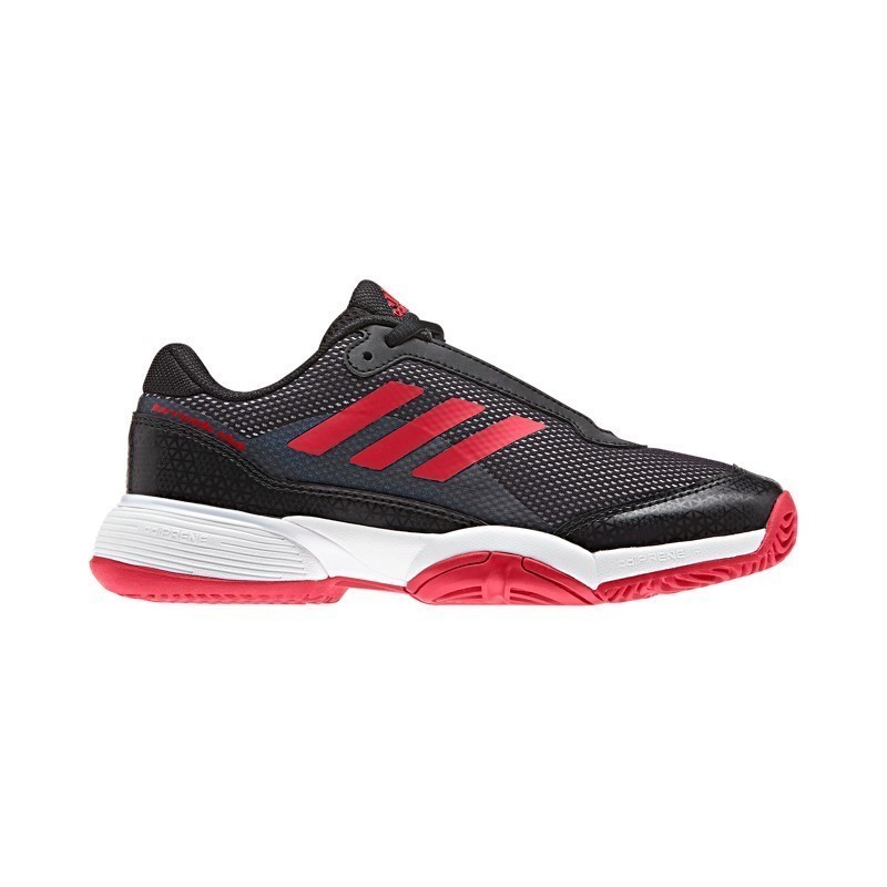 Zapatilla junior barricade club xj core black/scarlet/ftw