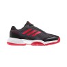 Zapatilla junior barricade club xj core black/scarlet/ftw