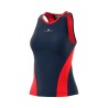 Camiseta tirantes asmc q4 color night indigo/core red