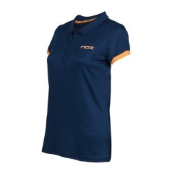 Polo padel mujer pro azul