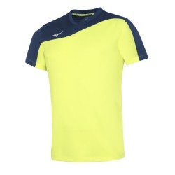 Camiseta hombre team authentic myou tee yellow fluo/navy