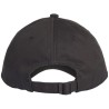 Gorra 6p 3s cap cotto negro/blanco/blanco