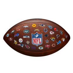 FOOTBALL BALL WILSON NFL OFF THROWBACK 32 TEAM