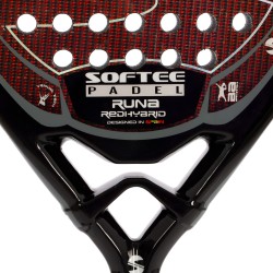 PADEL RACKET SOFTEE RUNA RED HYBRID