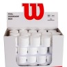 BOX OF 60 PERFORATED OVERGRIPS WILSON WHITE PRO
