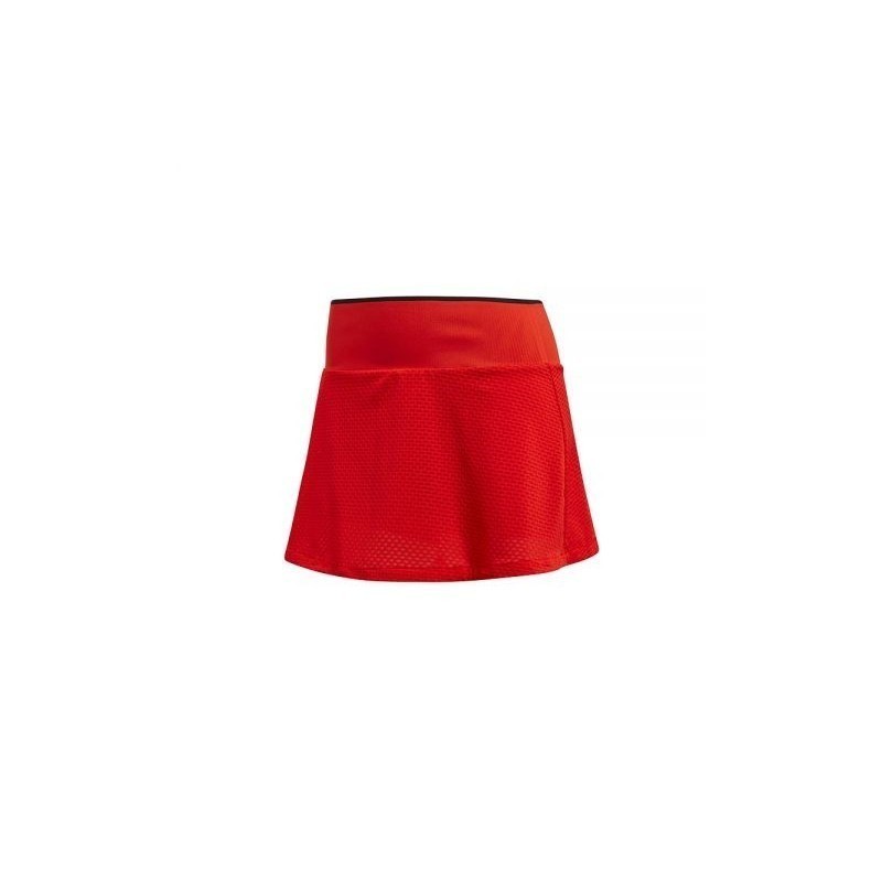 Falda bcade color rojo