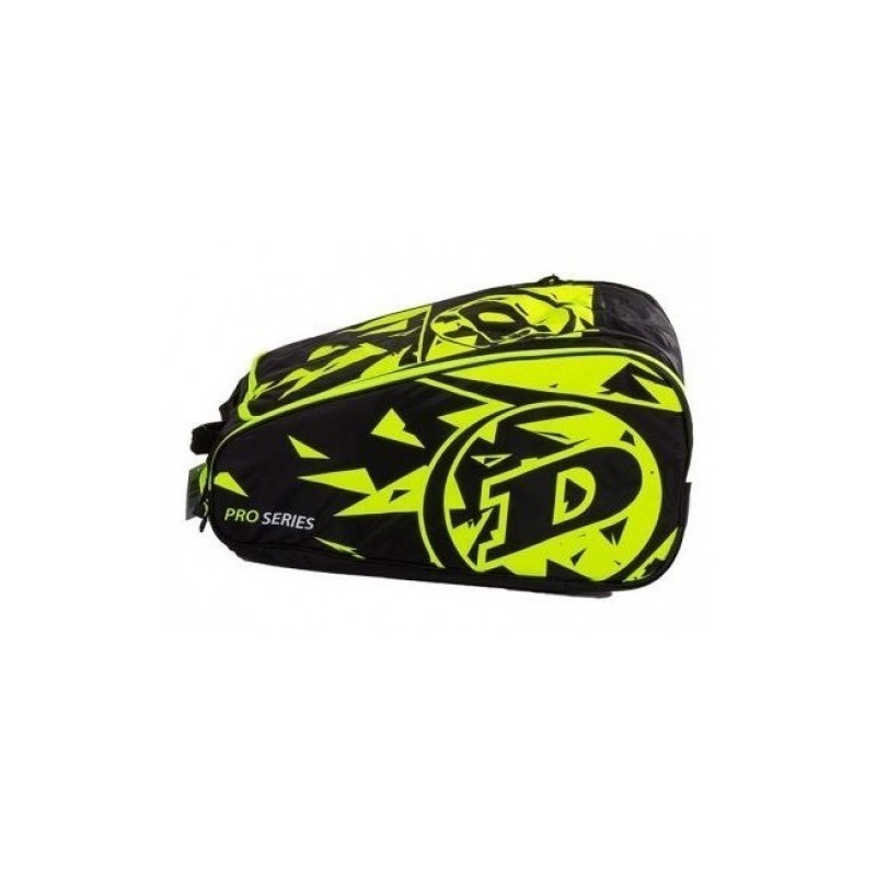 Paletero dunlop pro team amarillo fluor