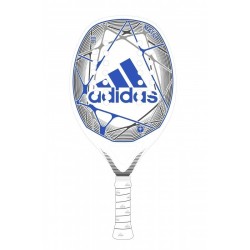 Pala de beach tennis adidas match bt white/blue (22mm)