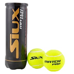 BOTE 3 PELOTAS PADEL SIUX MATCH PRO