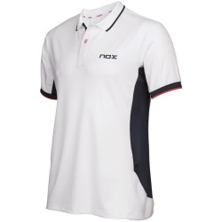 Polo padel hombre meta 10th blanco