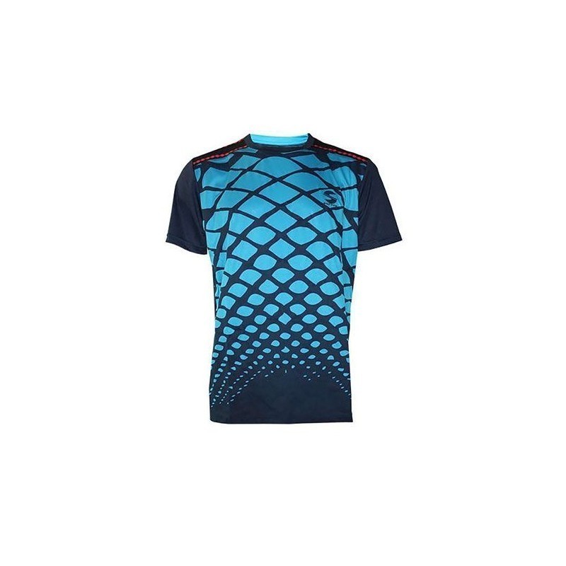 Camiseta padel softee club azul