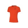 Camiseta asics ss stripe naranja