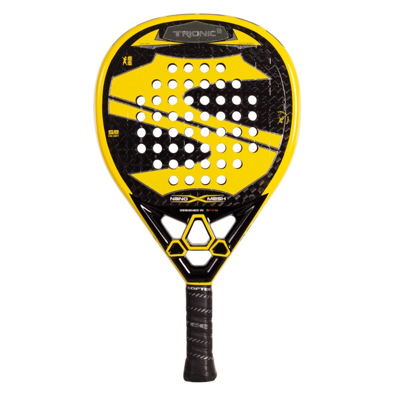 PADEL RACKET SOFTEE TRIONIC YELLOW