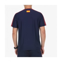 Camiseta Bullpadel exudo azul marino. Selección española de padel Qatar 2024