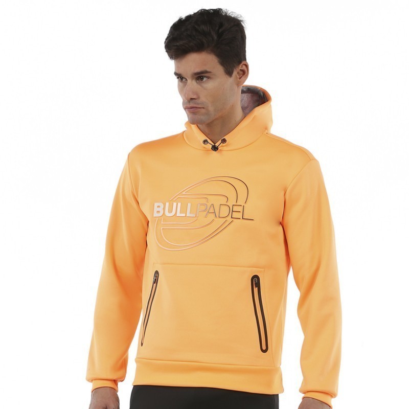 Sudadera bullpadel ramzi mandarina fluor