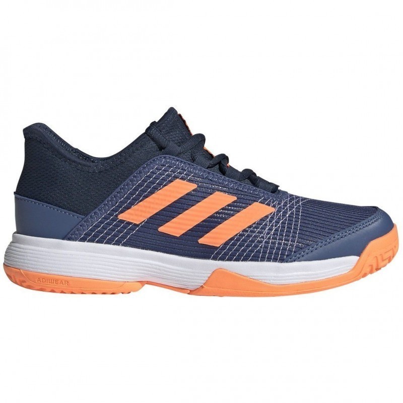 Zapatilla adizero club k crew blue/screaming orange/