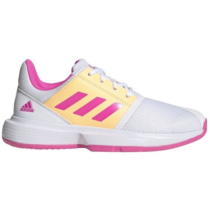 Zapatilla courtjam xj ftwr white/screaming pink/acid