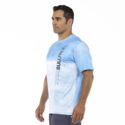 Camiseta bullpadel mitu azul claro