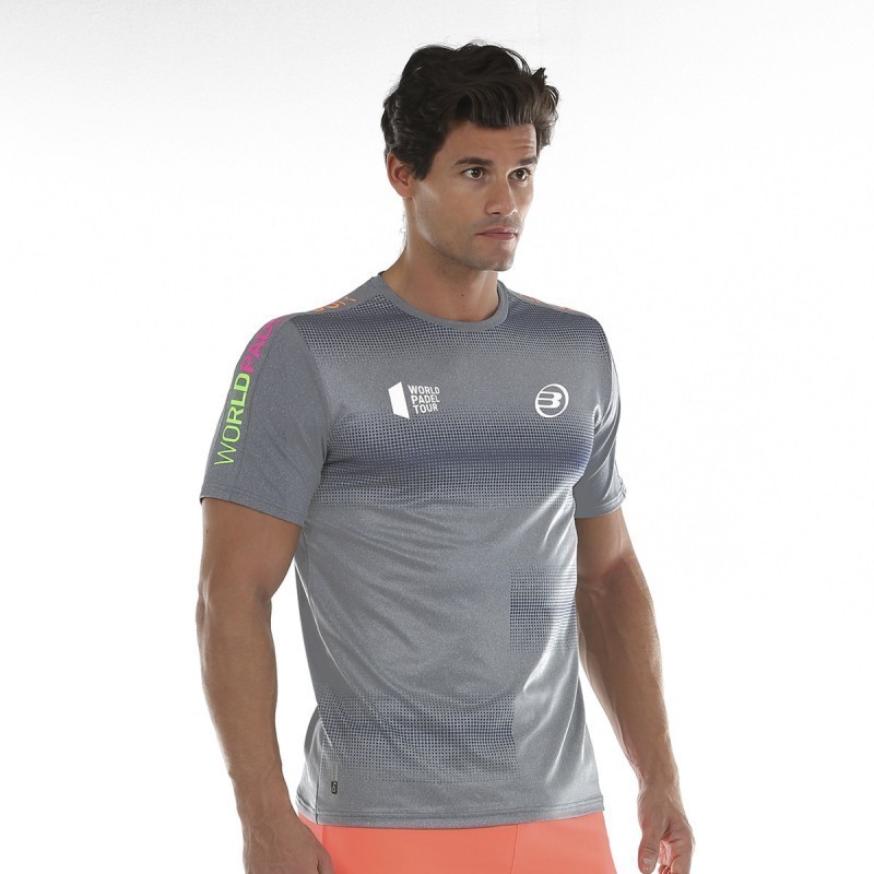 Camiseta bullpadel sansevi gris azulado vigore