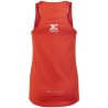 Camiseta nox team roja logo blanco mujer