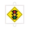 WARNING TRAFFIC SIGN PANEL NO. 2 (AMBER TRAFFIC LIGHT)