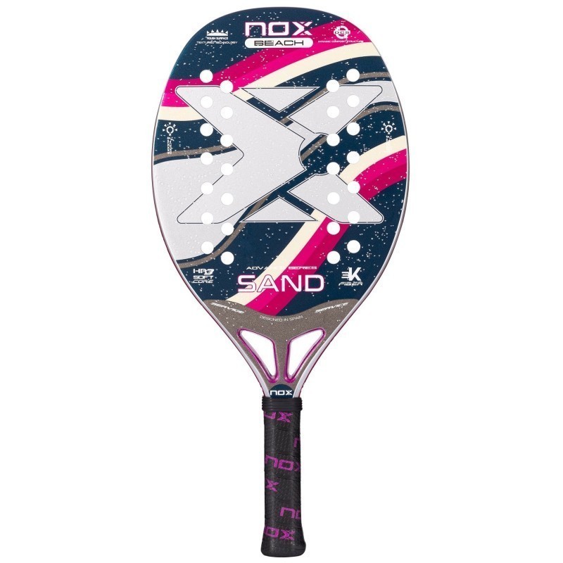 Raqueta de tenis de playa nox sand purple