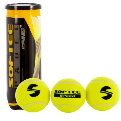 TUBE OF 3 PADEL BALLS SOFTEE SPEED