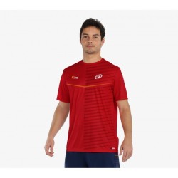 Camiseta bullpadel folco rojo