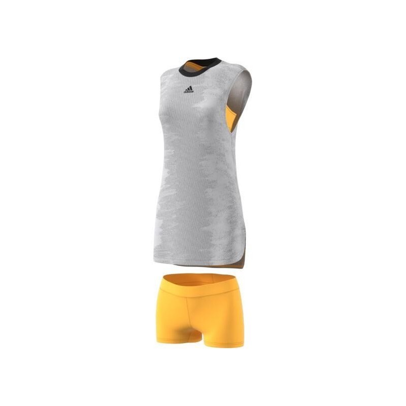 Vestido adidas new york 36 grey three / flash orange