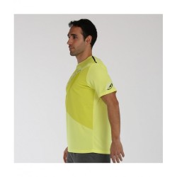 Camiseta m/corta bullpadel kareni amarillo azufre fluor