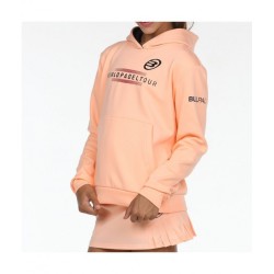 Sudadera bullpadel renieba g salmon fluor