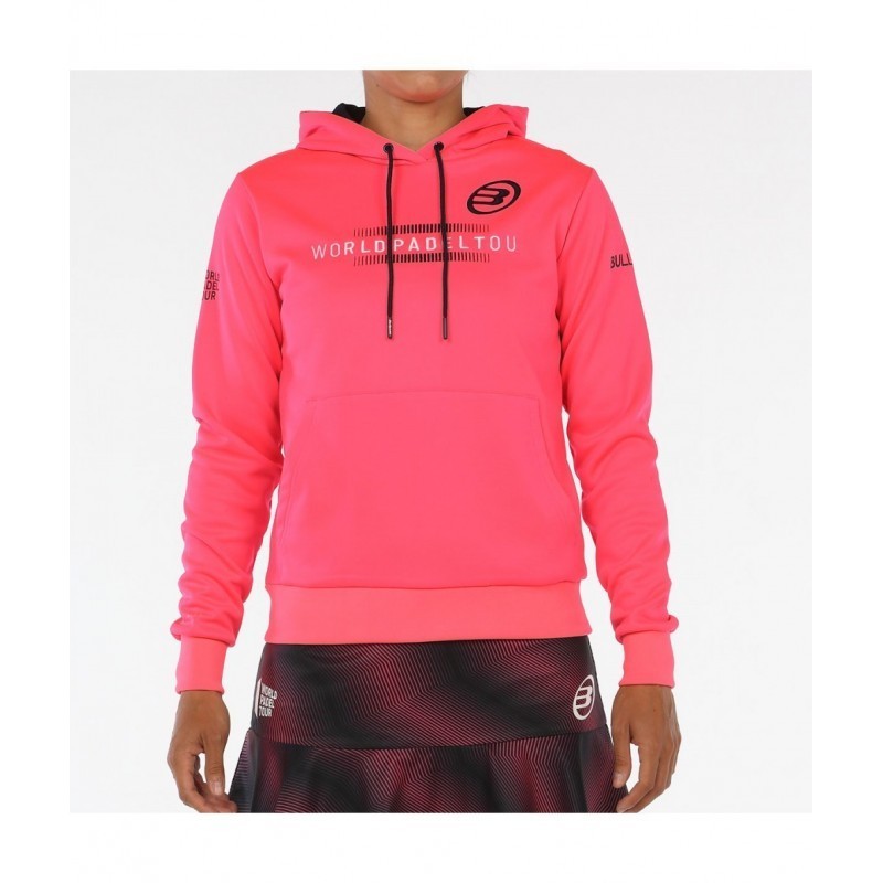 Sudadera bullpadel renieba carmesi fluor