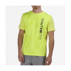 Camiseta bullpadel maren amarillo limon fluor