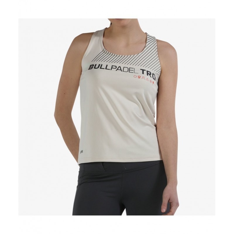 Camiseta bullpadel tolva marfil