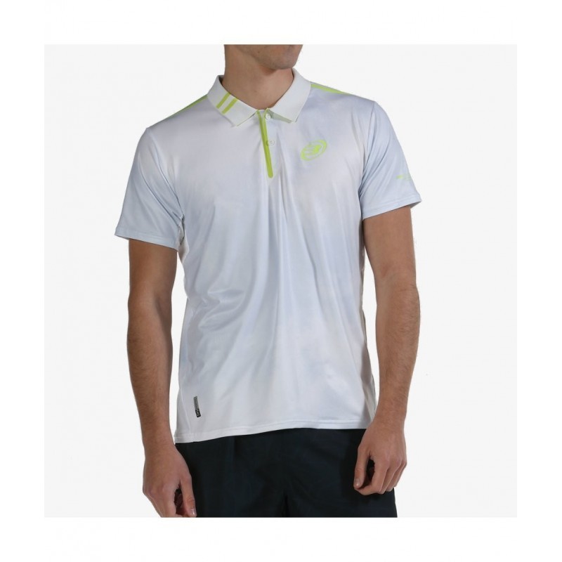 Polo bullpadel molla blanco