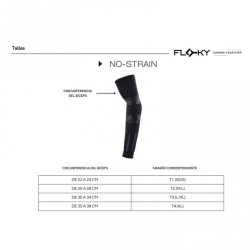 Manguitos Floky No Strain Amarillo Fluor 2 Unidades