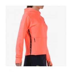 Sudadera bullpadel abada coral fluor