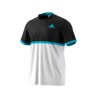 Camiseta court black/white/samblu