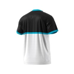 Camiseta court black/white/samblu