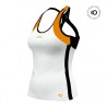 Top obbe auckland blanco/naranja/negro