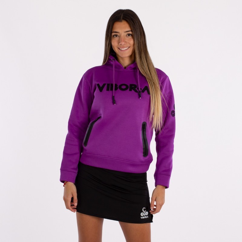 Sudadera vibor-a yarara mujer violeta