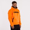 Sudadera vibor-a yarara hombre naranja fluor