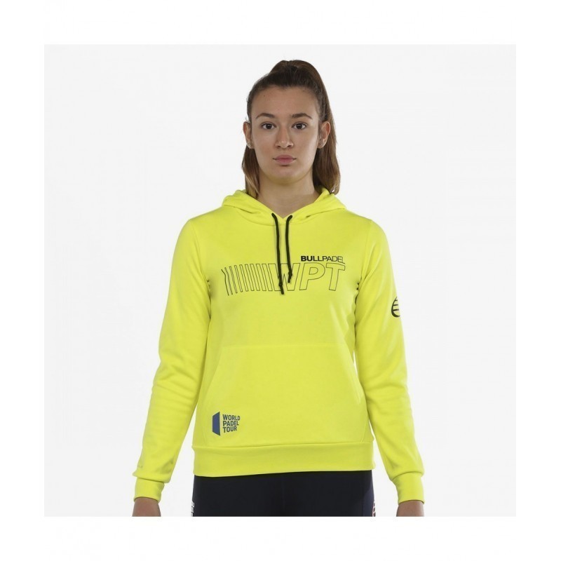 Sudadera bullpadel yopal amarillo azufre fluor