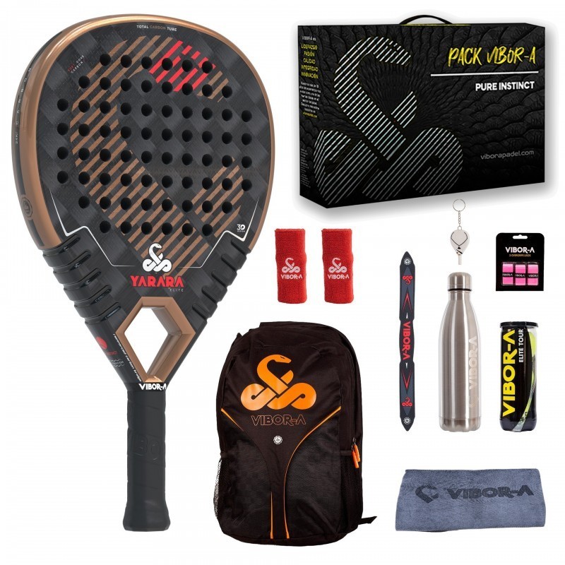 Pack pádel vibor-a yarara elite 24k