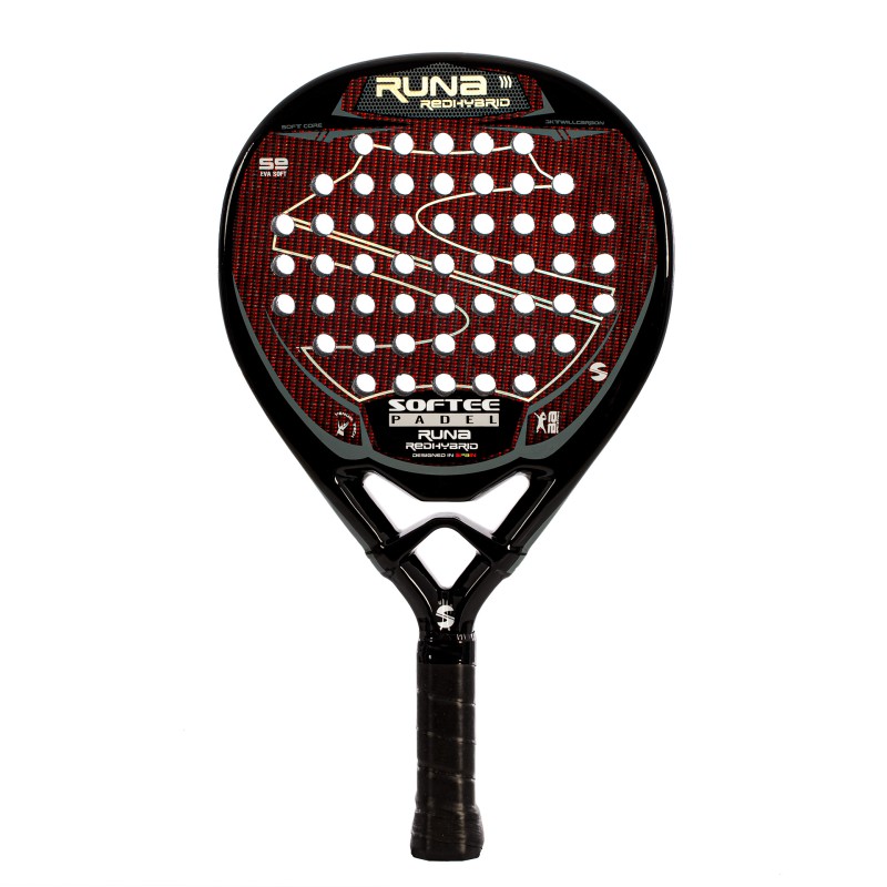 PADEL RACKET SOFTEE RUNA RED HYBRID