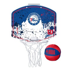 SET MINICANASTA WILSON NBA TEAM MINI HOOP 76ERS