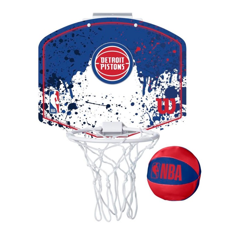 SET MINICANASTA WILSON TEAM MINI HOOP NBA PISTONS