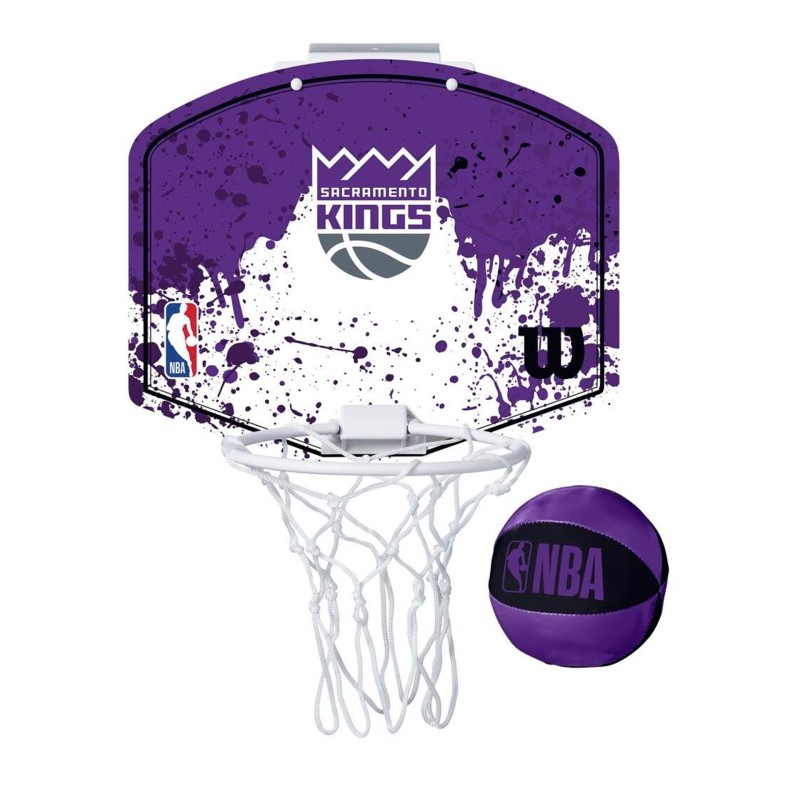 SET MINICANASTA WILSON NBA TEAM MINI HOOP KINGS