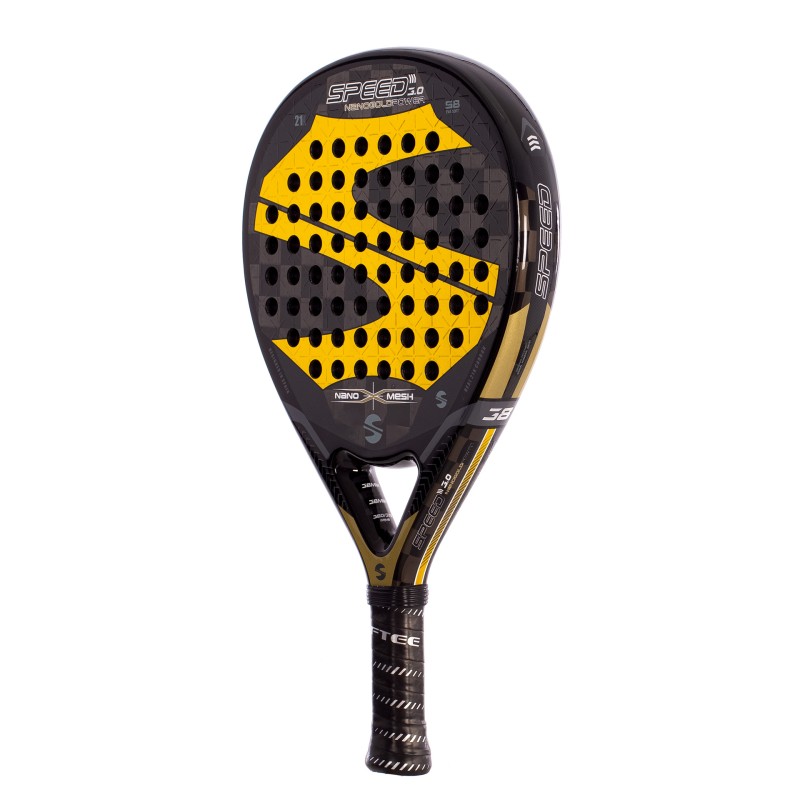 PADEL RACKET SOFTEE SPEED POWER GOLD 3.0 NANO MESH